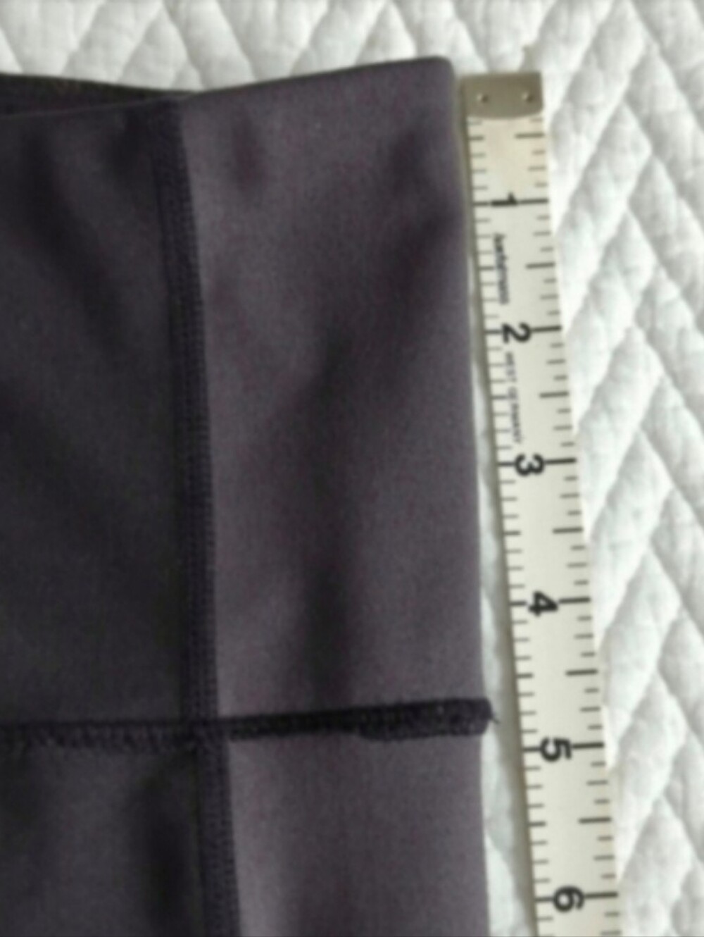 Athletic yoga leggings by ideology black gray inserts medium - Picture 7 of 8
